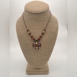 Elegant Multicolor Pendant Necklace
